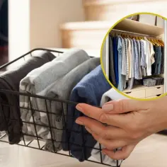 Uporządkowana szafa i koszyk z ubraniami. Czy sprzątanie metodą Marie Kondo faktycznie zmienia życie domowników?